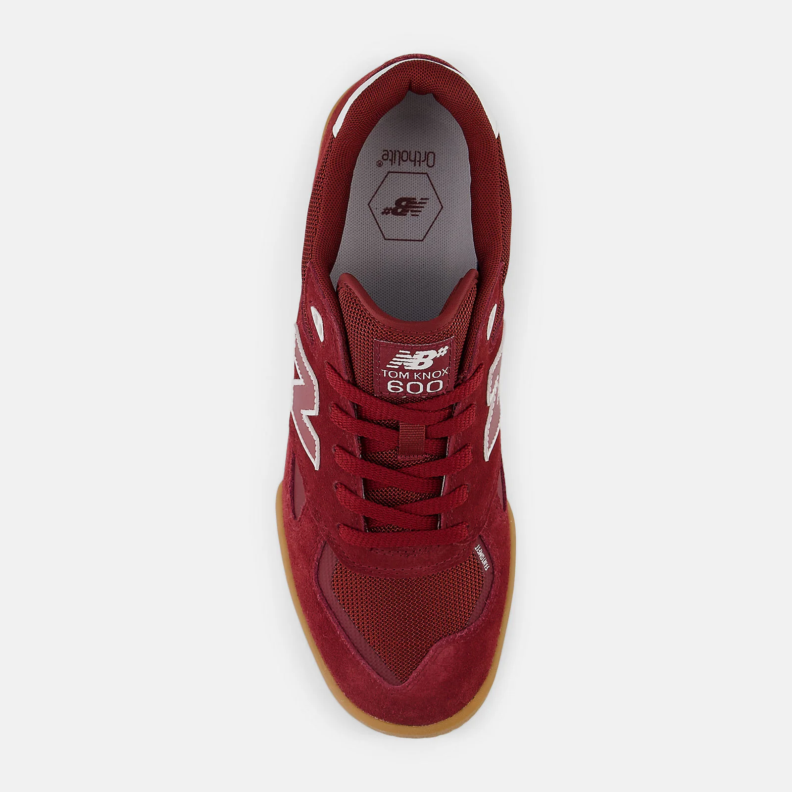 New Balance Numeric Tom Knox 600 - BURGUNDY/GUM - Image 2