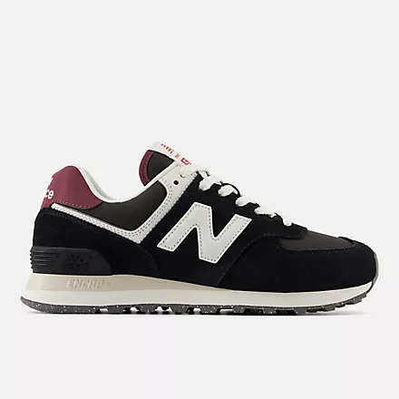 New Balance Women's 574 - BLACK/WHITE