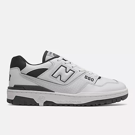 New Balance Women's BB550 - WHITE/BLACK