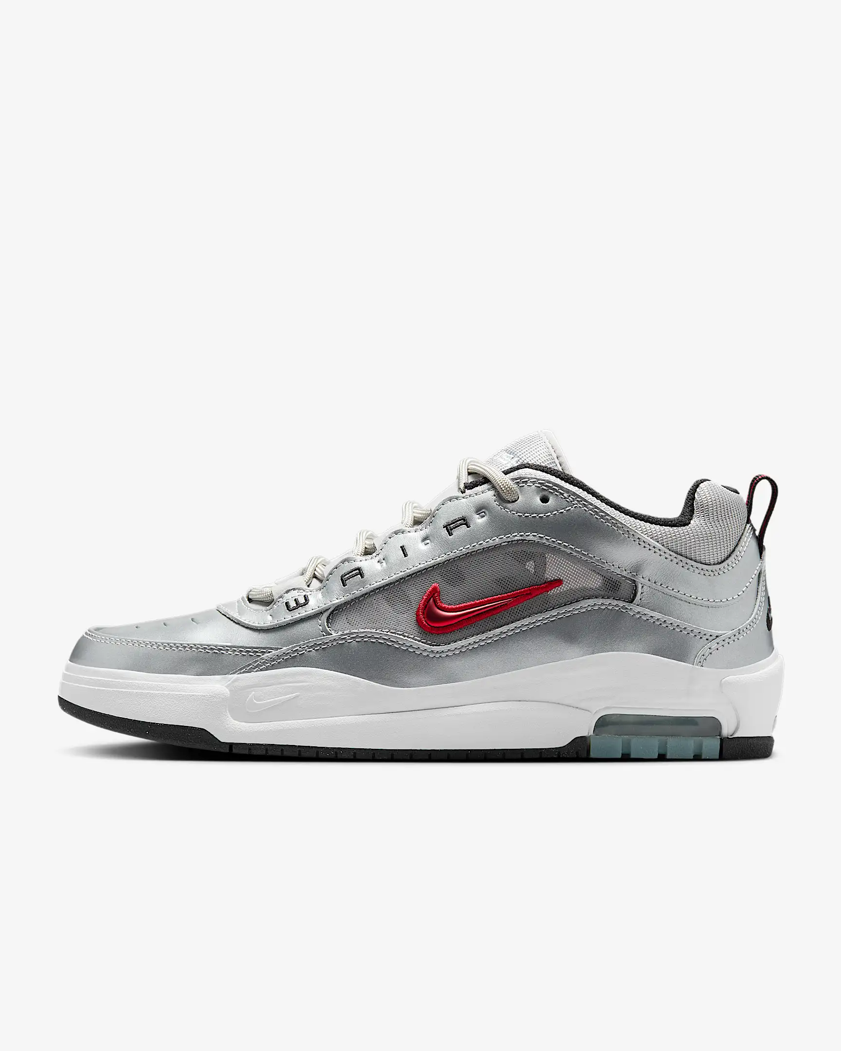 Nike Air Max Ishod Premium - METALLIC SILVER/VARSITY RED