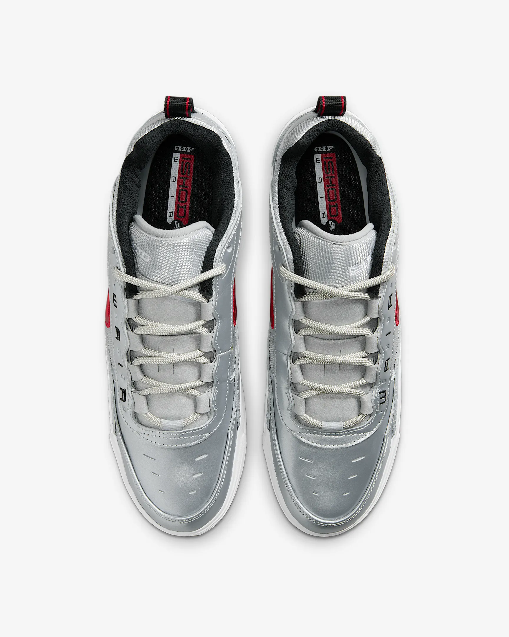 Nike Air Max Ishod Premium - METALLIC SILVER/VARSITY RED - Image 2