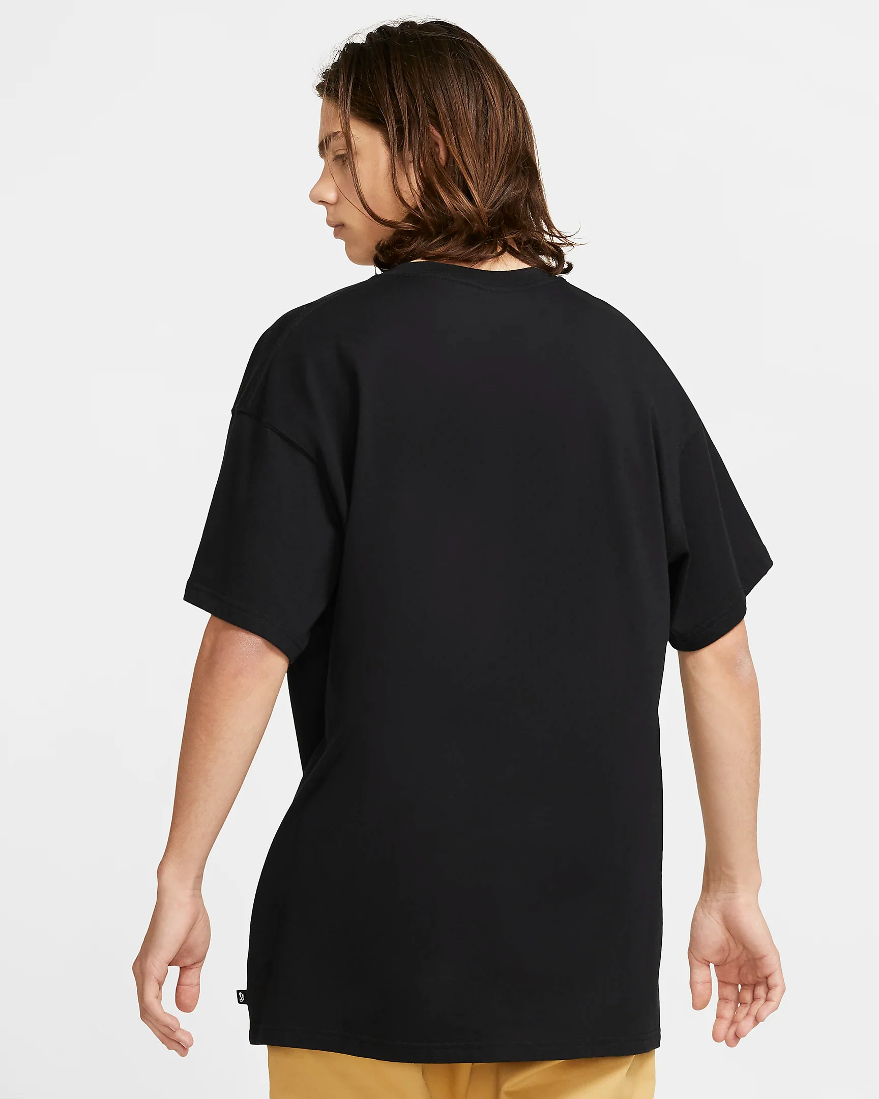 Nike Logo Skate T-Shirt - BLACK/WHITE - Image 2