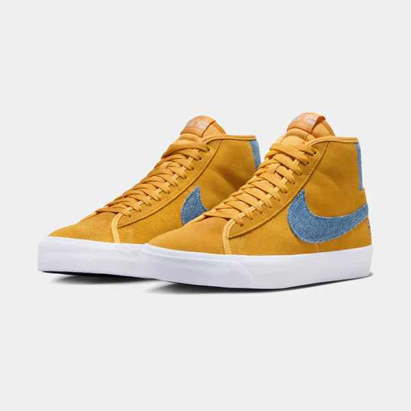 NIKE ZOOM BLAZER MID PRO GT - UNIVERSITY GOLD/GAME ROYAL - Image 2