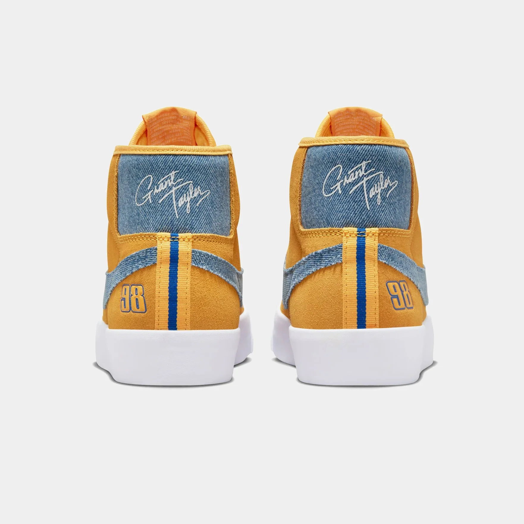 NIKE ZOOM BLAZER MID PRO GT - UNIVERSITY GOLD/GAME ROYAL - Image 3