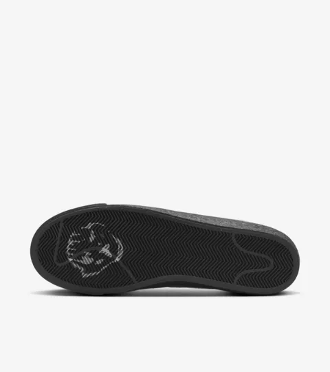 Nike Zoom Blazer Low x Dancer Skateboards - BLACK METALLIC SILVER - Image 3