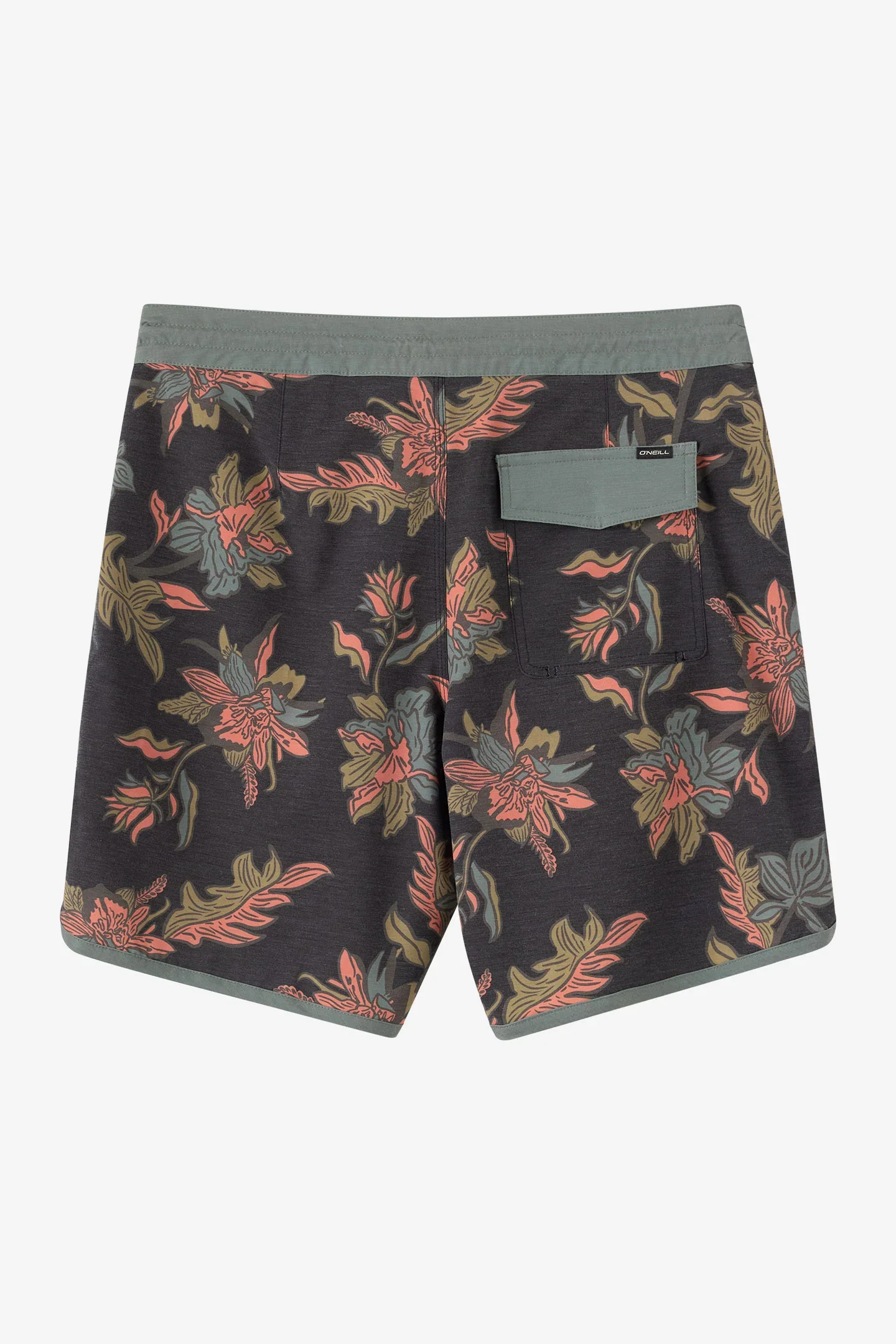 O`Neill Cruzer Scallop 18" Boardshorts - Black - Image 2