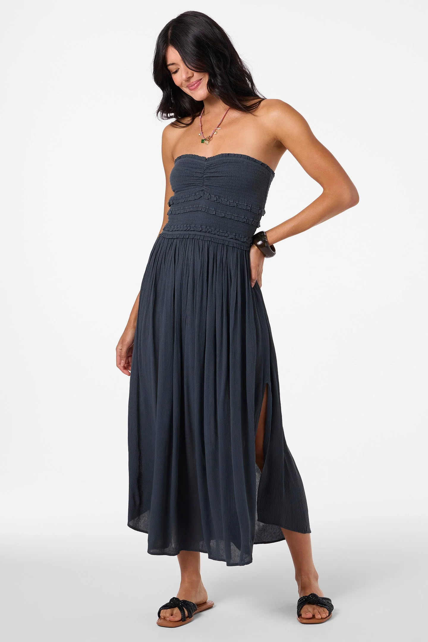 O`Neill Devyn Midi Dress - Slate - Image 3