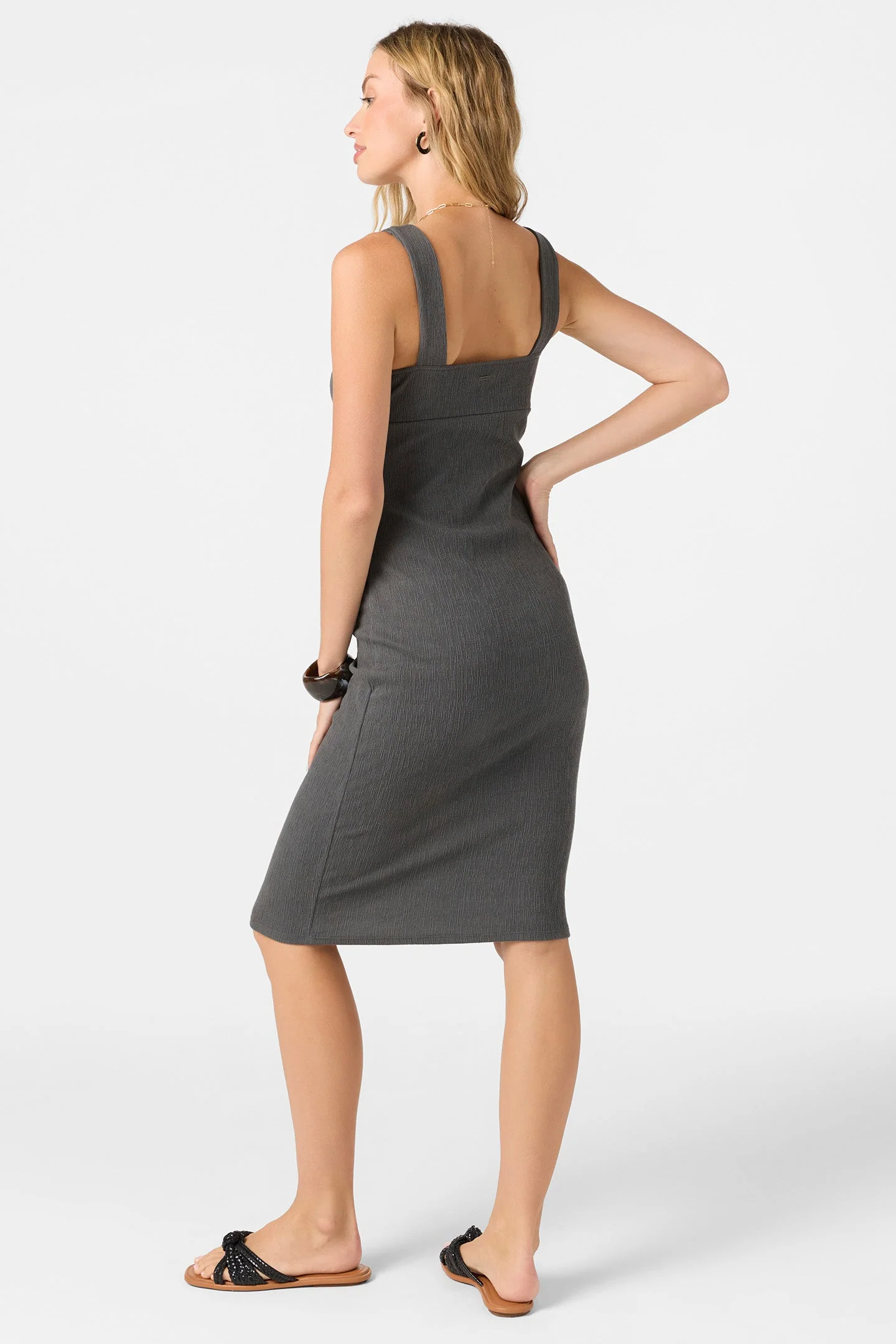 O`Neill Jaslyn Midi Dress - Washed Black - Image 2