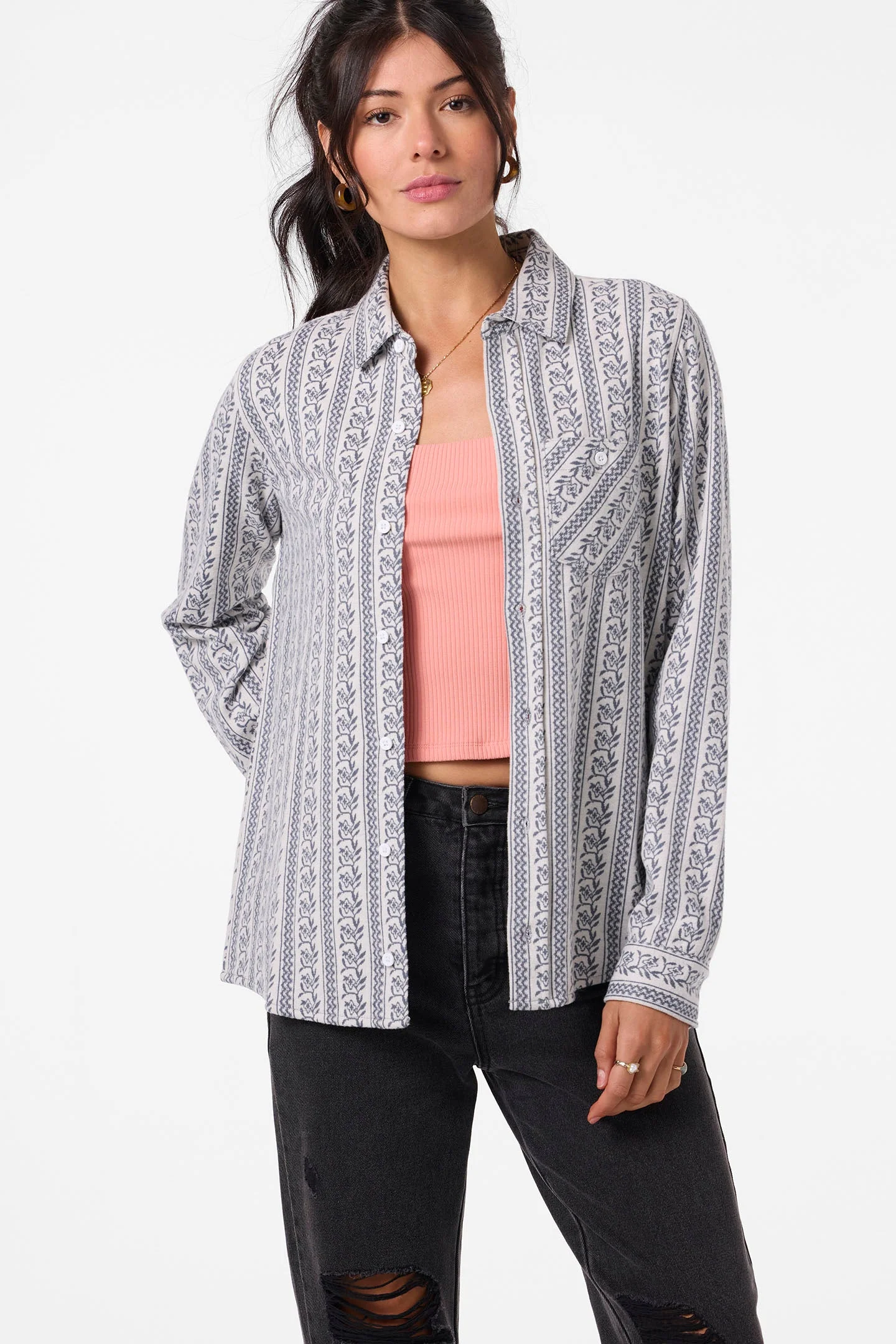 O`Neill Jorgina Long Sleeve Top - Winter White