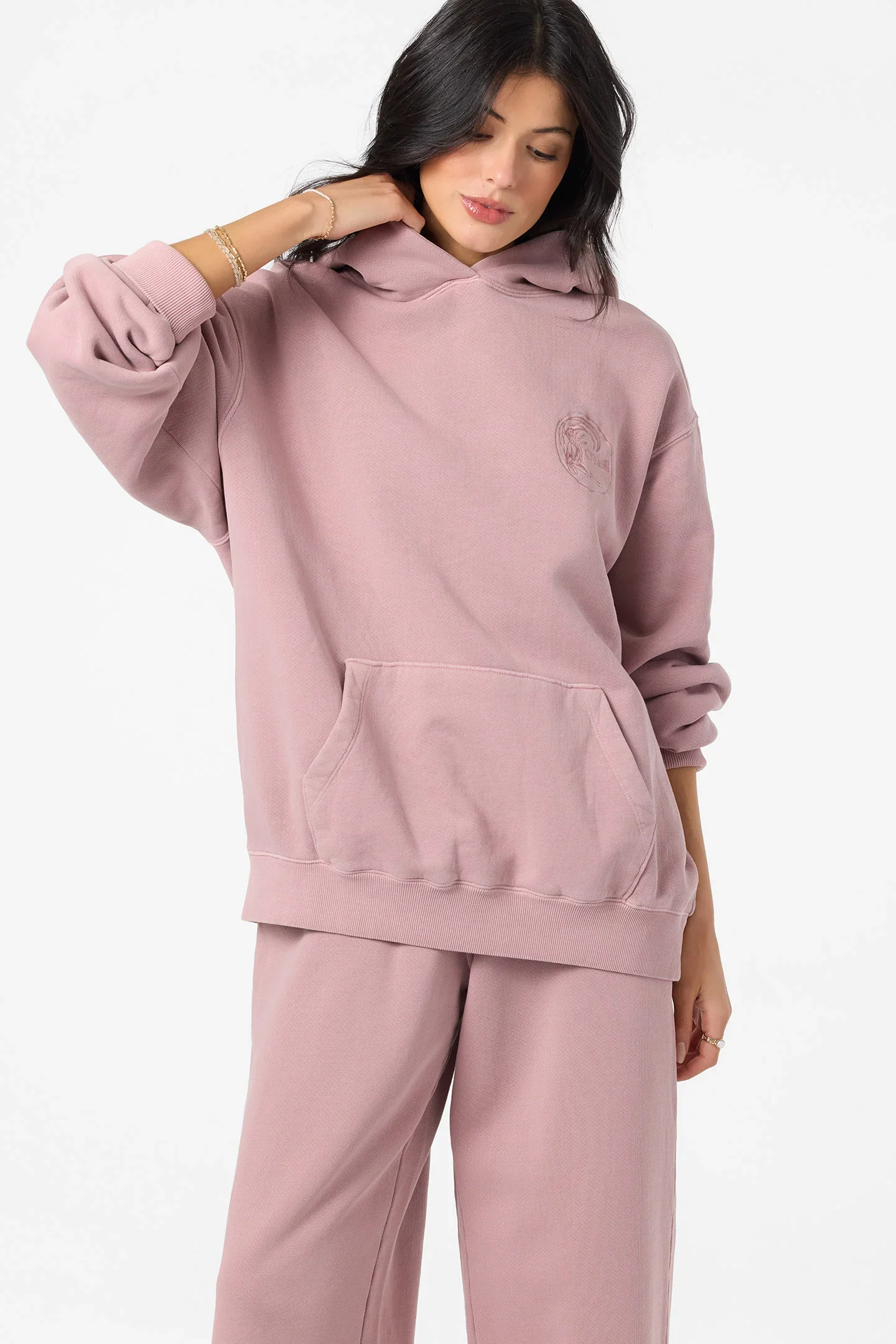 O`Neill O'Riginals Circle Surfer Vintage Hoodie - Deauville Mauve - Image 3