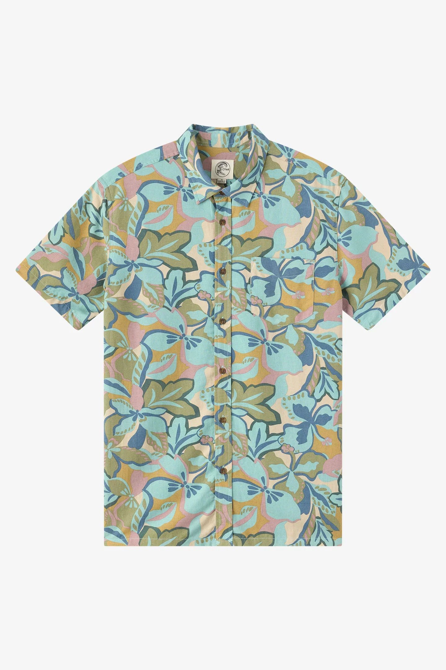 O`Neill O'Riginals Print Standard Fit Shirt - Blue Fusion - Image 2