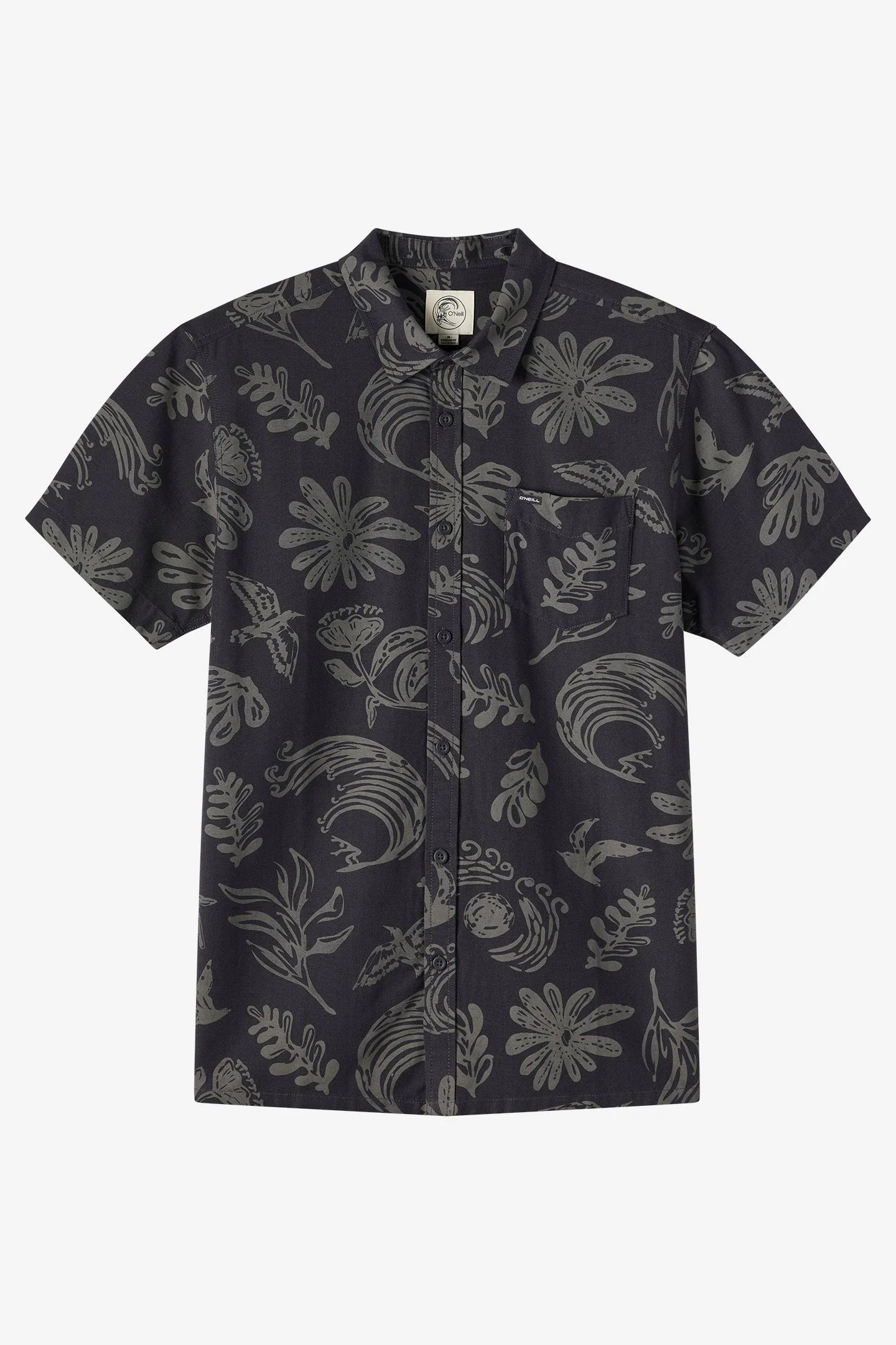 O`Neill O'Riginals Print Standard Fit Shirt - Phantom