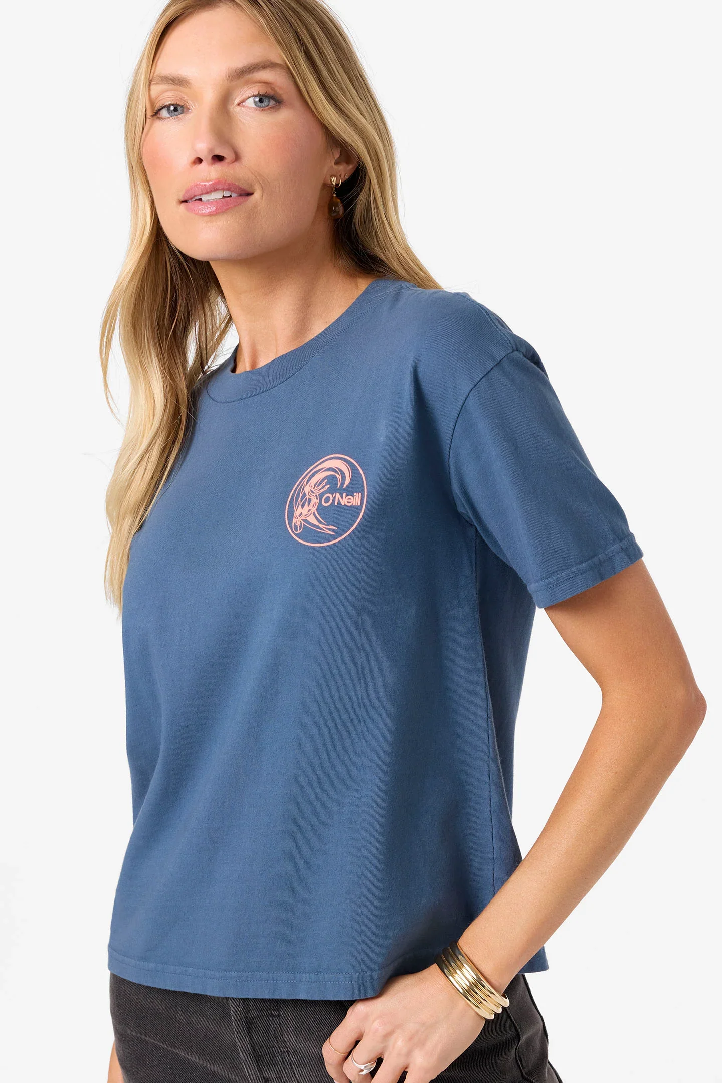 O`Neill O'Riginals Sunny State Easy Tee - Blue Fusion - Image 3