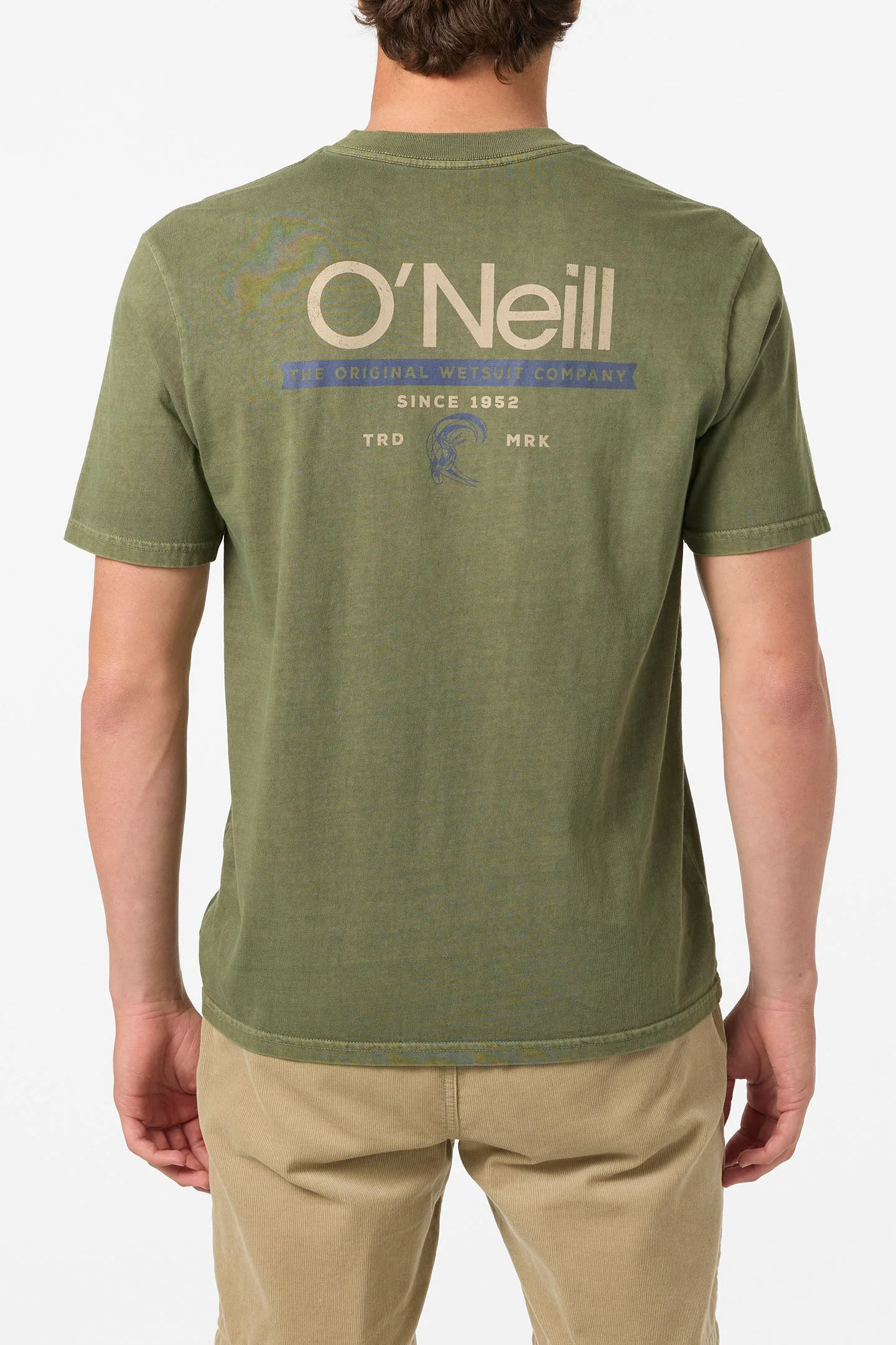 O`Neill O'Riginals Wordmark Relaxed Fit Tee - Clover - Image 3