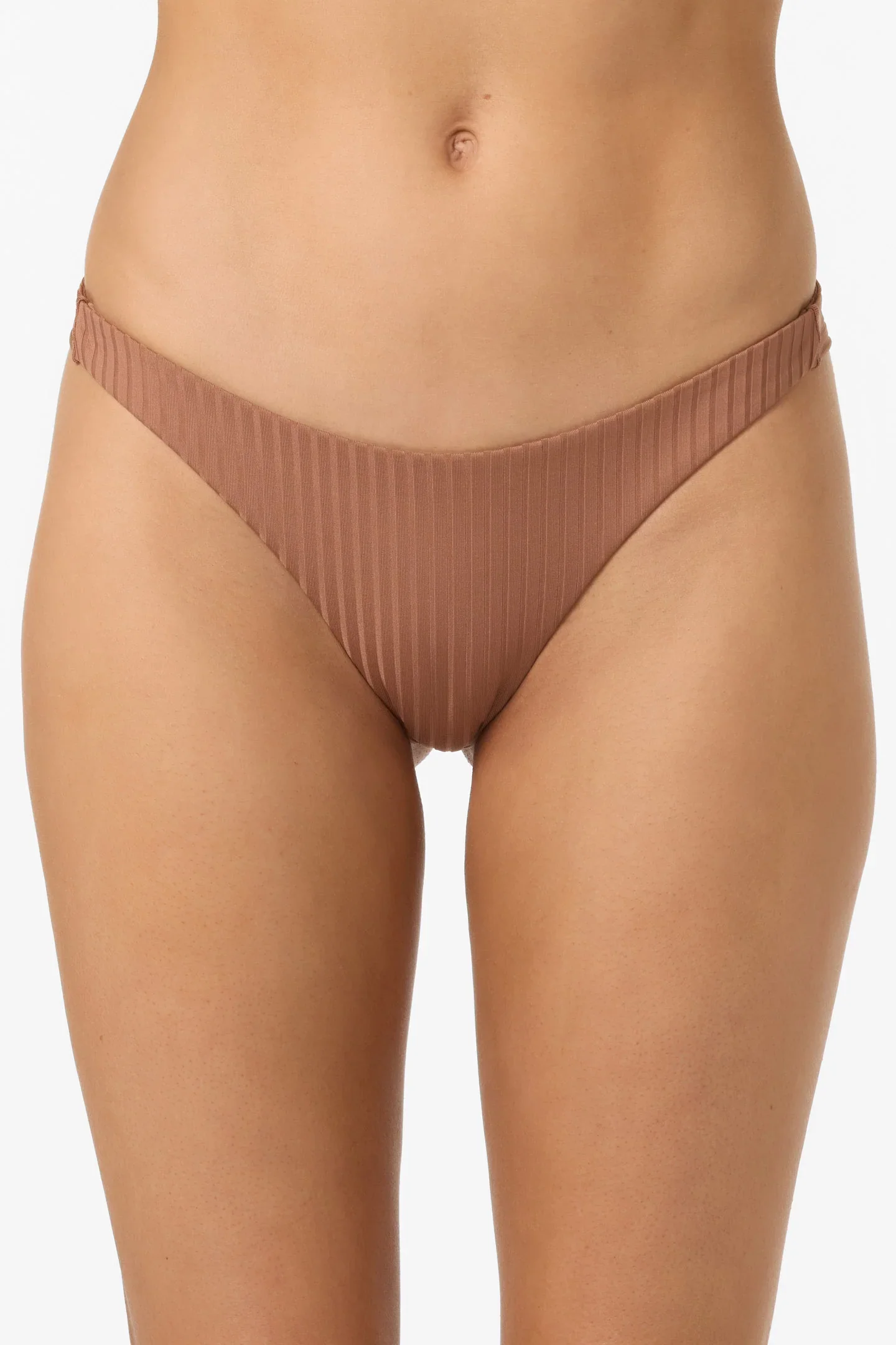 O`Neill Shorebreak Rib Hermosa Skimpy Bottoms - Carob Brown - Image 2