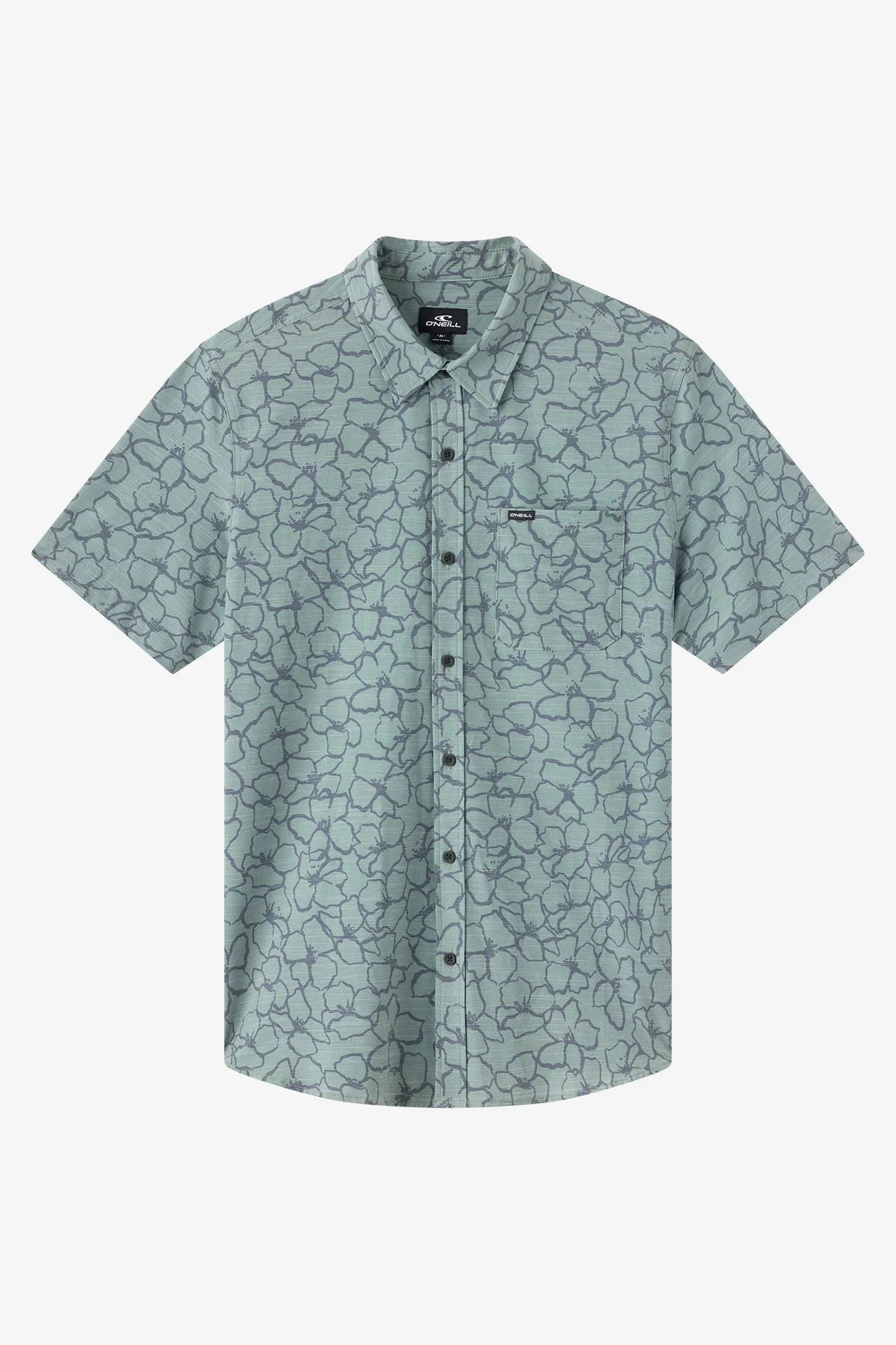 O`Neill Upf Slub Relaxed Fit Shirt - Dark Shadow