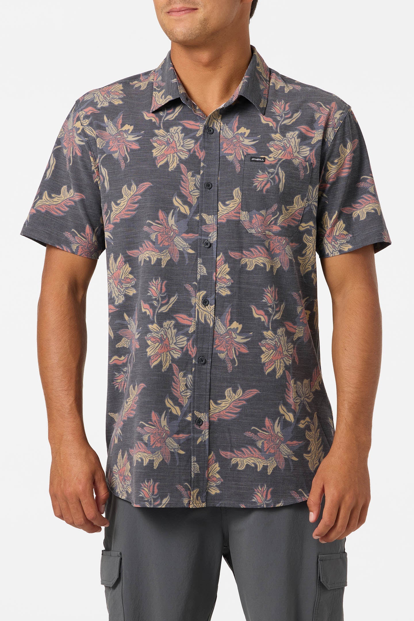 O`Neill Upf Slub Standard Fit Shirt - Black - Image 3