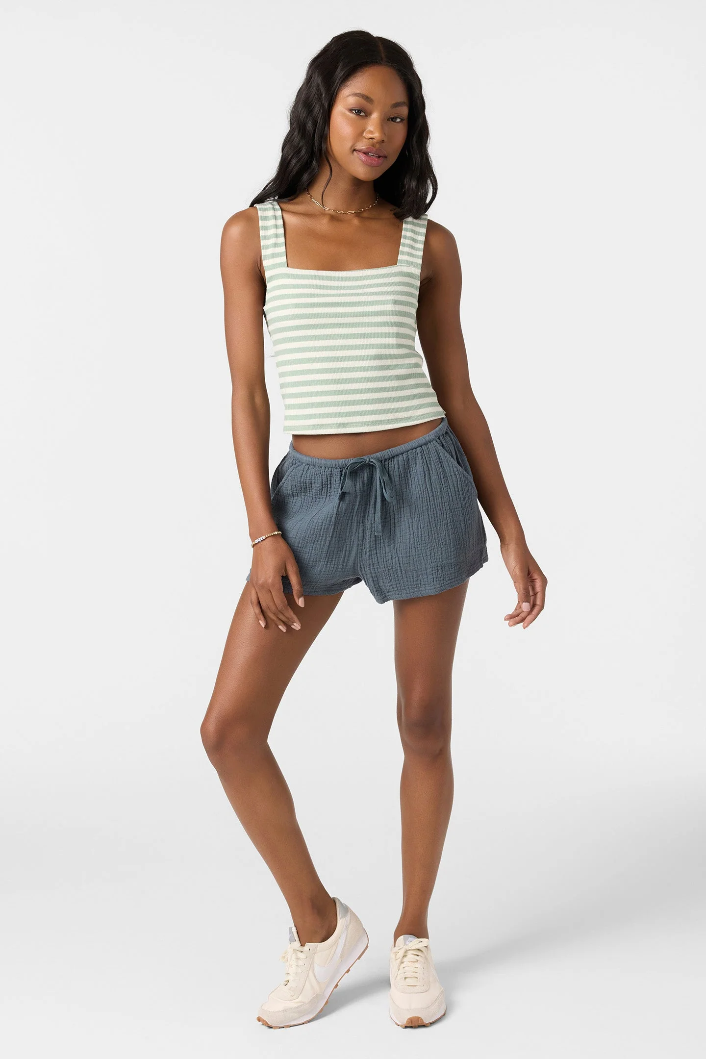 O`Neill Vanessa Stripe Sleeveless Top - Seafoam - Image 3
