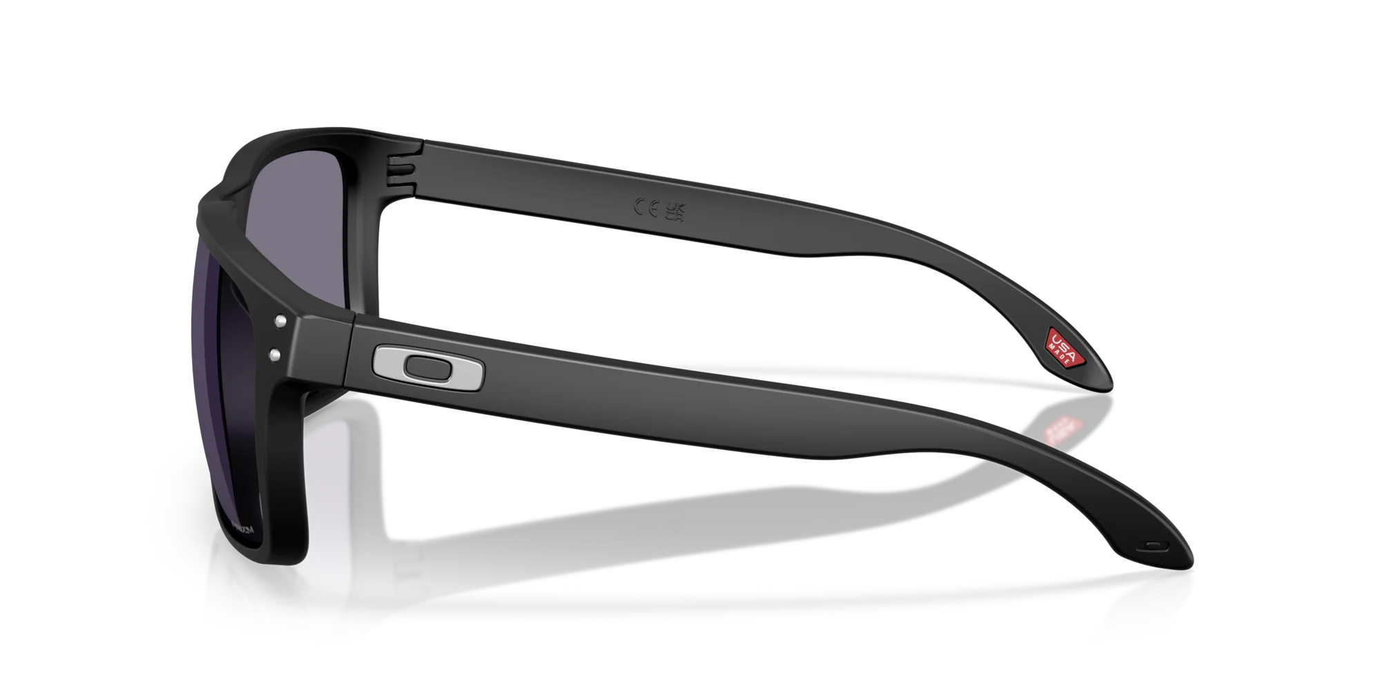 Oakley Holbrook XXL Low Bridge Fit Sunglasses - MATTE BLACK/PRIZM GREY - Image 3