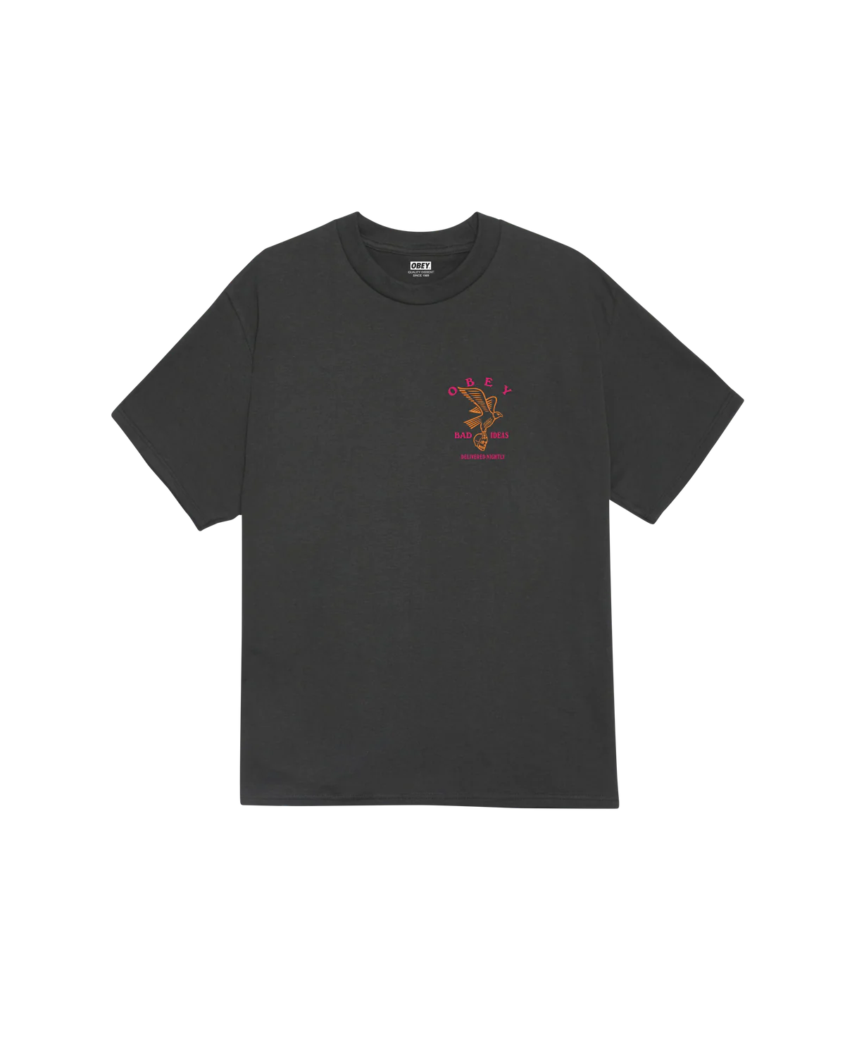 Obey Bad Ideas Eagle Classic T-Shirt - Vintage Black - Image 2