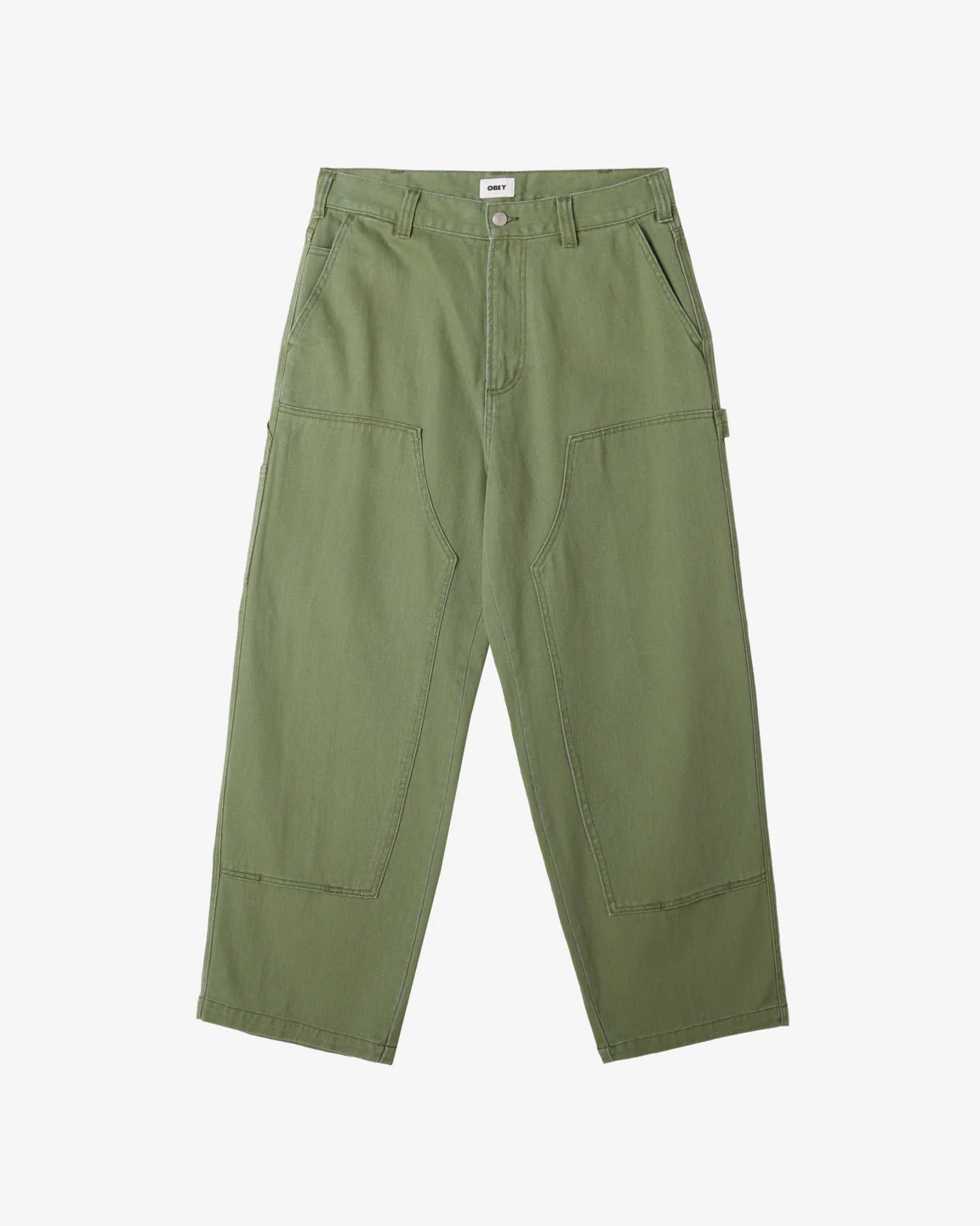 Obey BIGWIG CARPENTER DENIM - DUCK GREEN FADED WASH