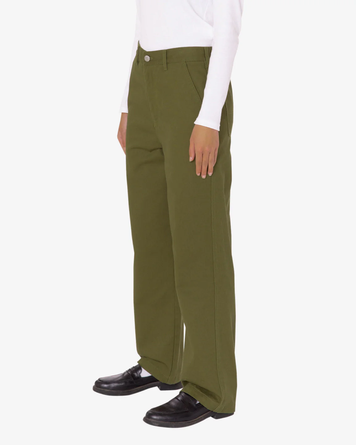 Obey BRIGHTON CARPENTER PANT - MOSS GREEN - Image 2