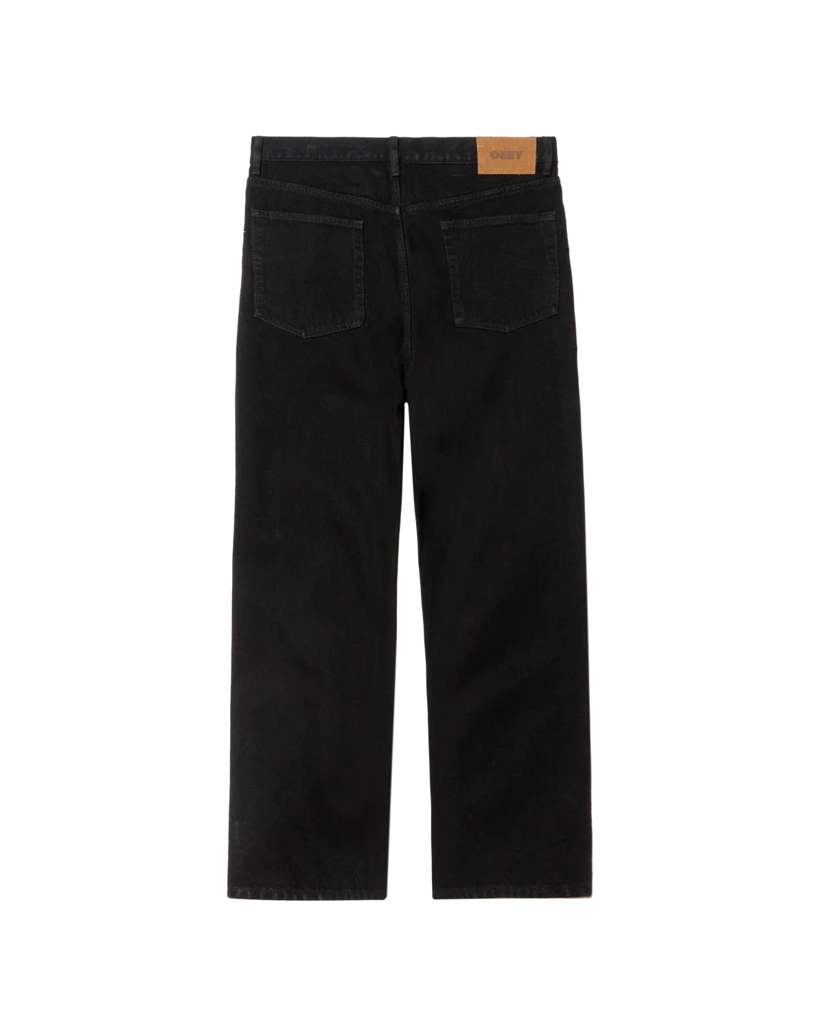 Obey Classic Baggy Denim - Washed Black - Image 2