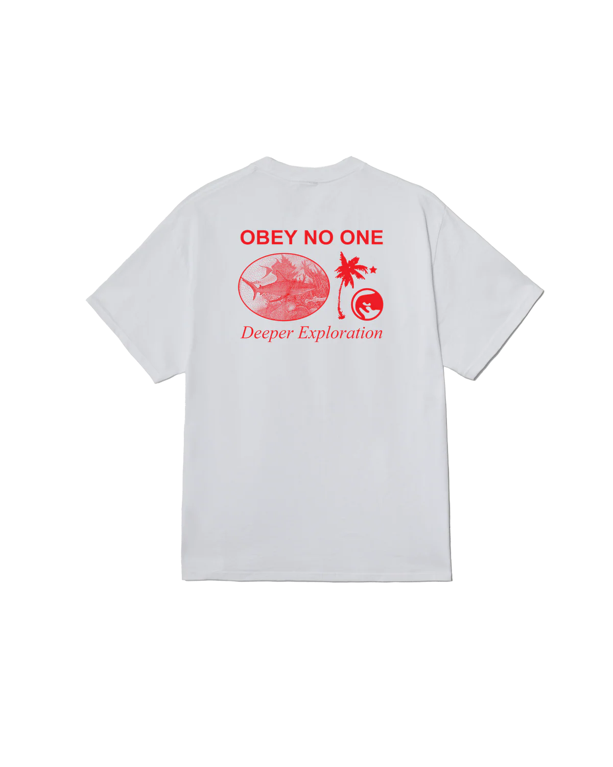 Obey Deeper Exploration Classic T-Shirt - White