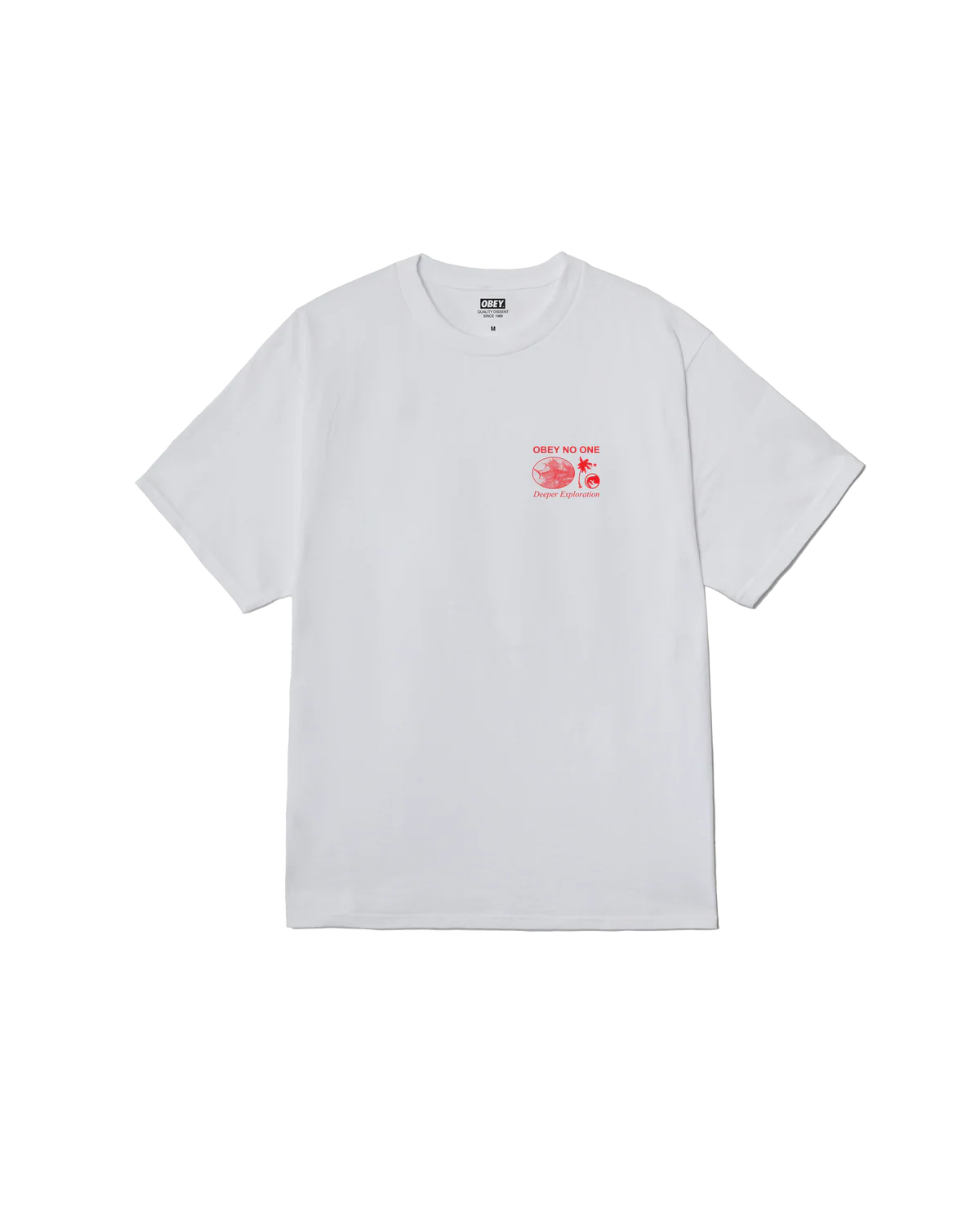 Obey Deeper Exploration Classic T-Shirt - White - Image 2