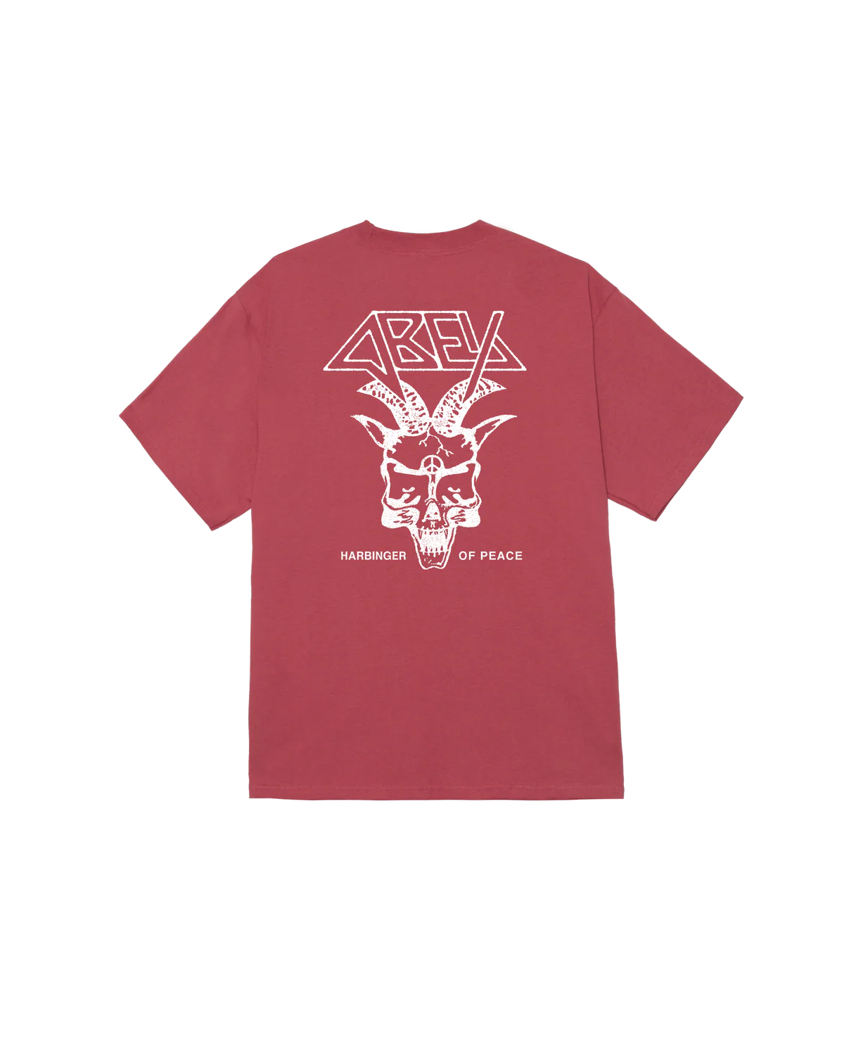 Obey Harbinger Of Peace Classic T-Shirt - Mineral Red