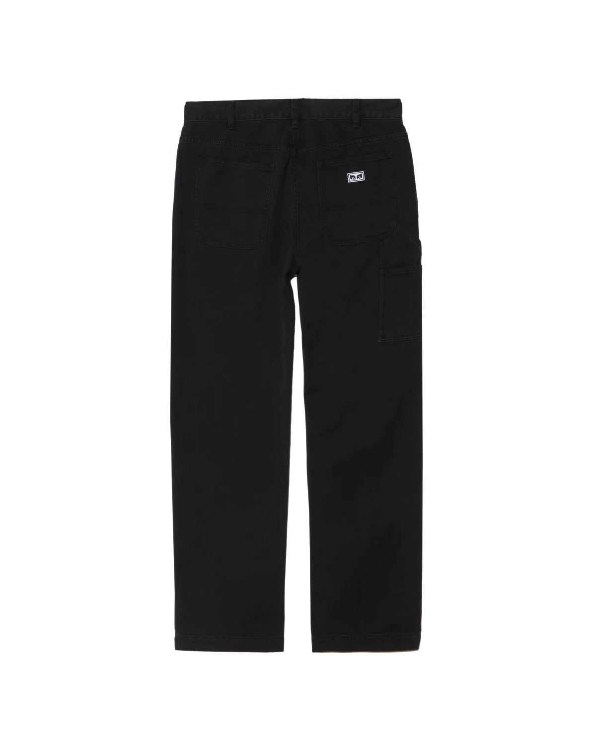 Obey Hardwork Carpenter Denim - Black Faded Wash - Image 2
