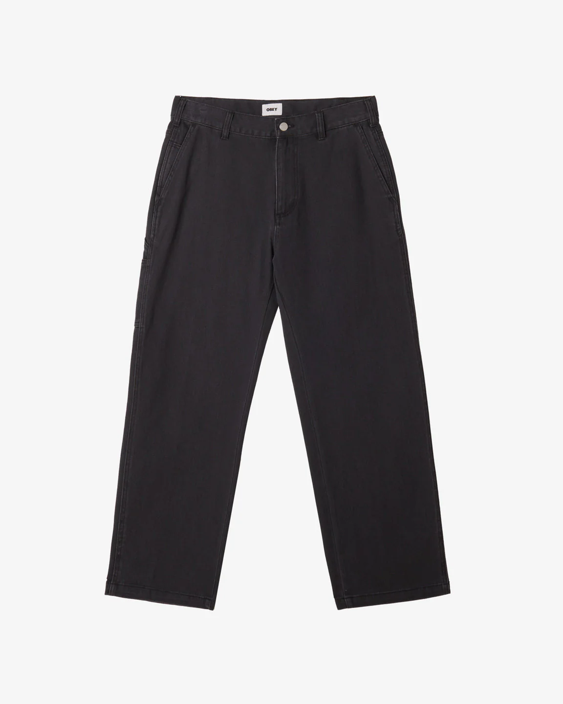 Obey HARDWORK CARPENTER DENIM - BLACK FADED WASH