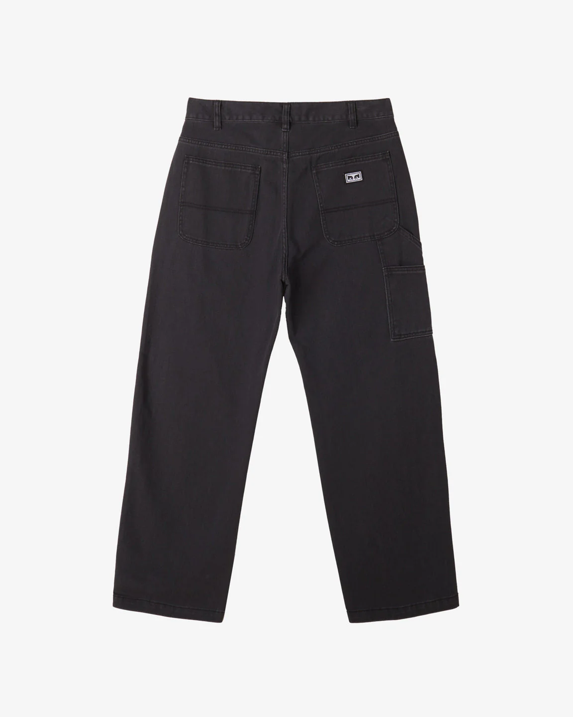 Obey HARDWORK CARPENTER DENIM - BLACK FADED WASH - Image 2