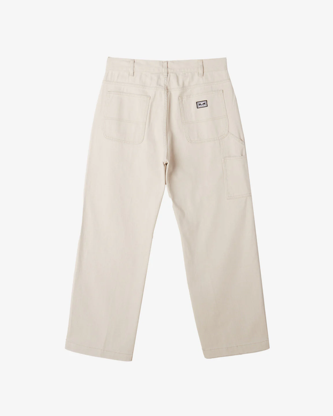 Obey HARDWORK CARPENTER DENIM - SILVER GREY FADED WASH - Image 2