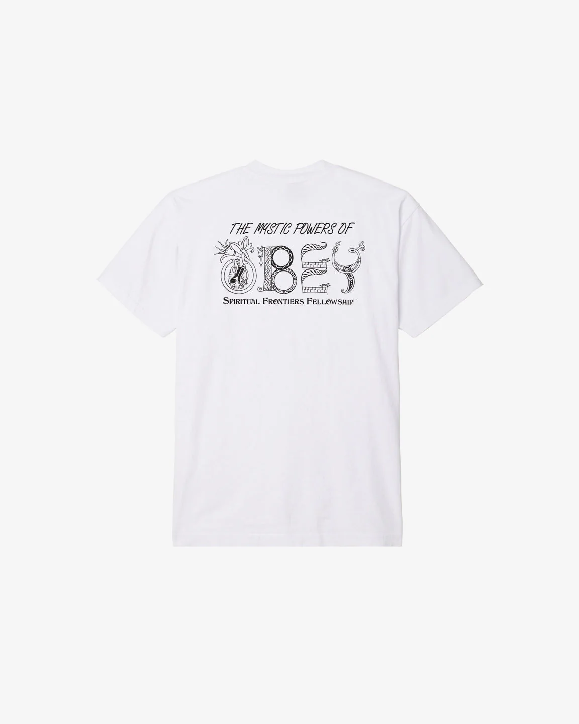 Obey MYSTIC POWERS HEAVYWEIGHT T-SHIRT - WHITE - Image 2
