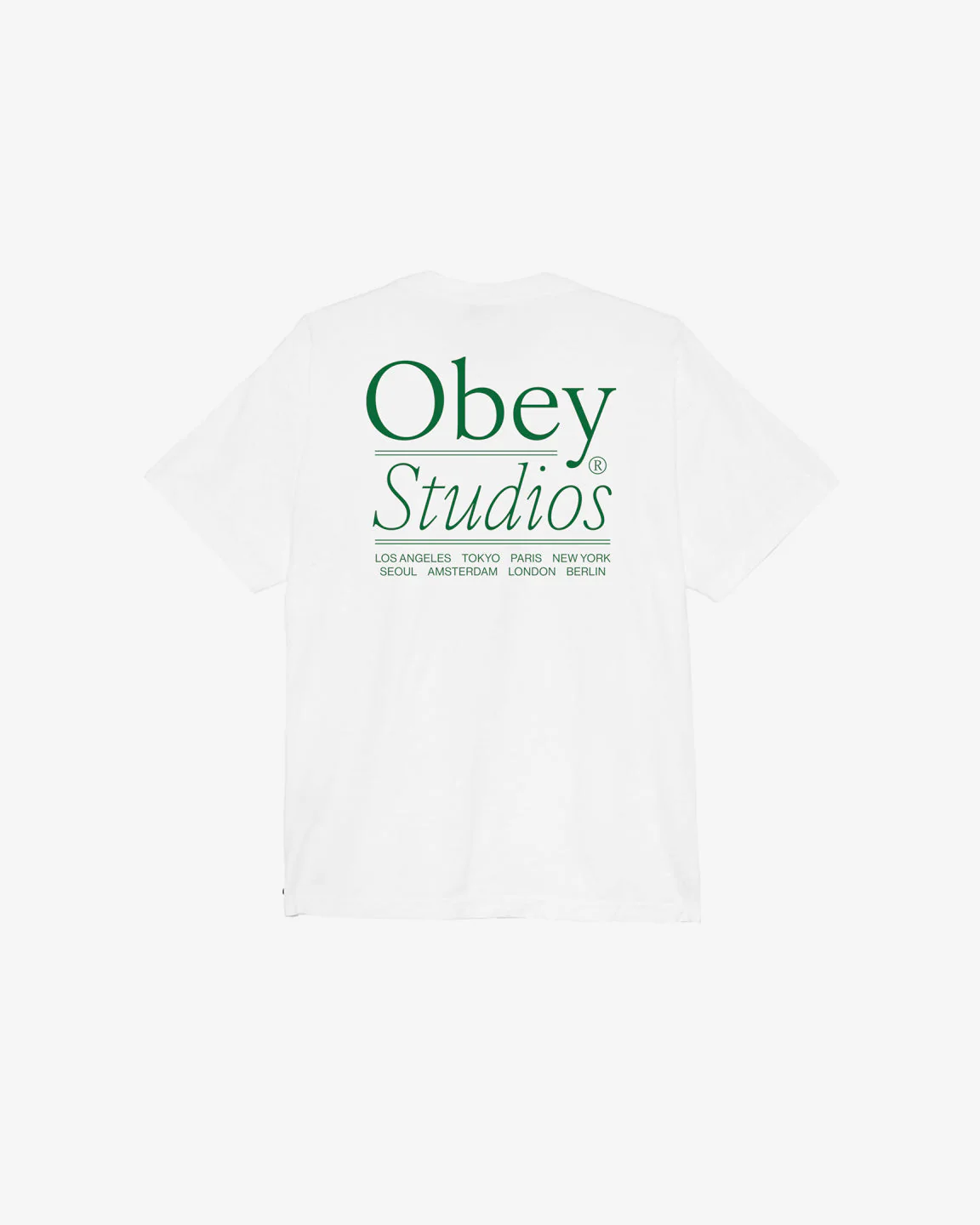Obey OBEY STUDIOS HEAVYWEIGHT T-SHIRT - WHITE