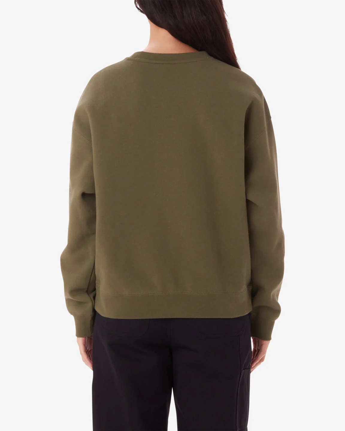 Obey TYPE MIX CREWNECK - OLIVE - Image 2