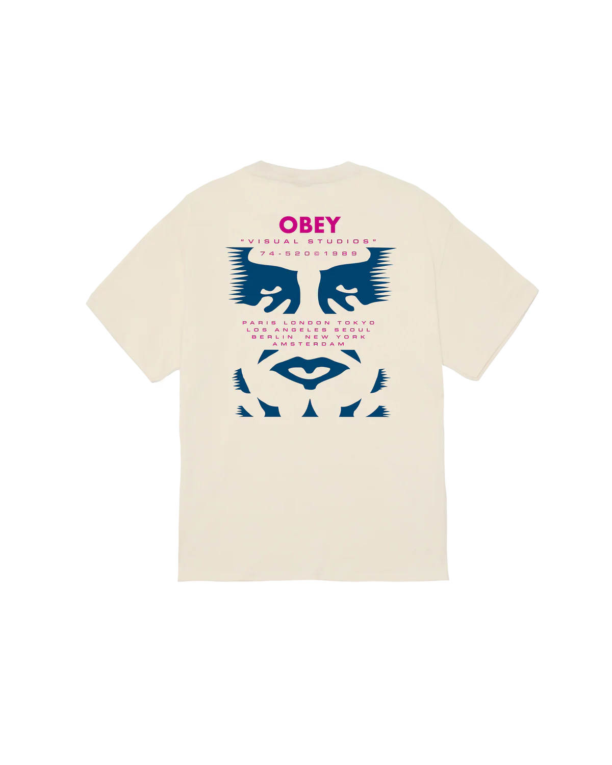 Obey Visual Studies Classic T-Shirt - Cream