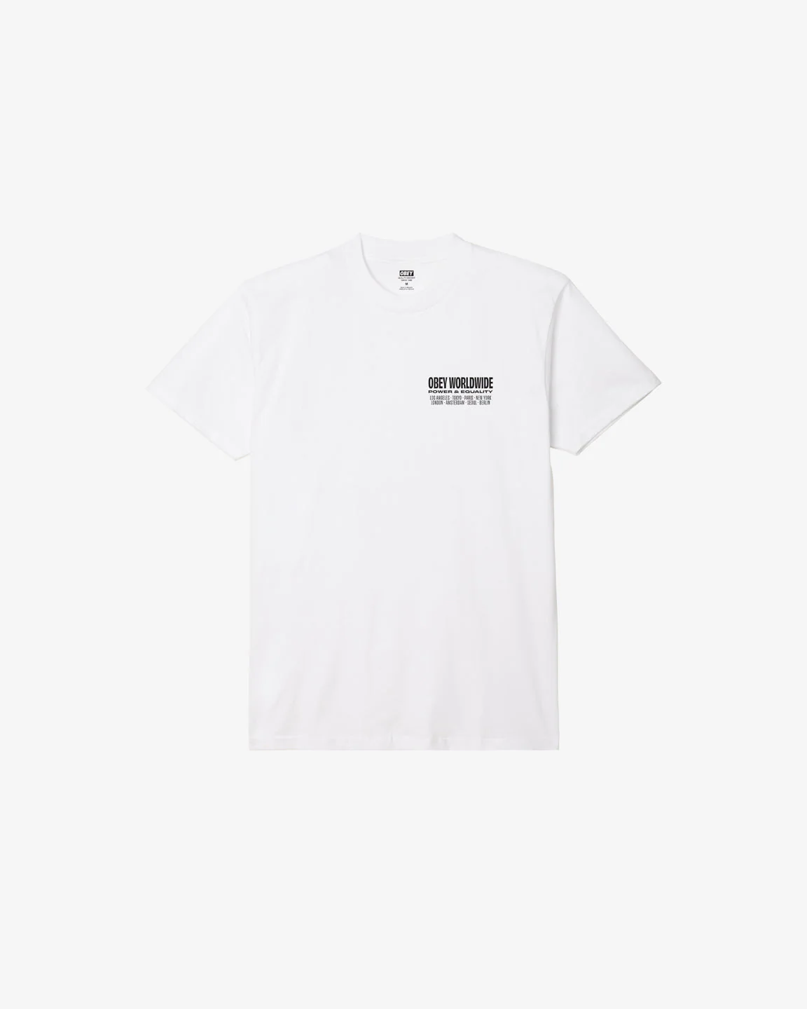 Obey WORLDWIDE POWER & EQUALITY CLASSIC T-SHIRT - WHITE - Image 2