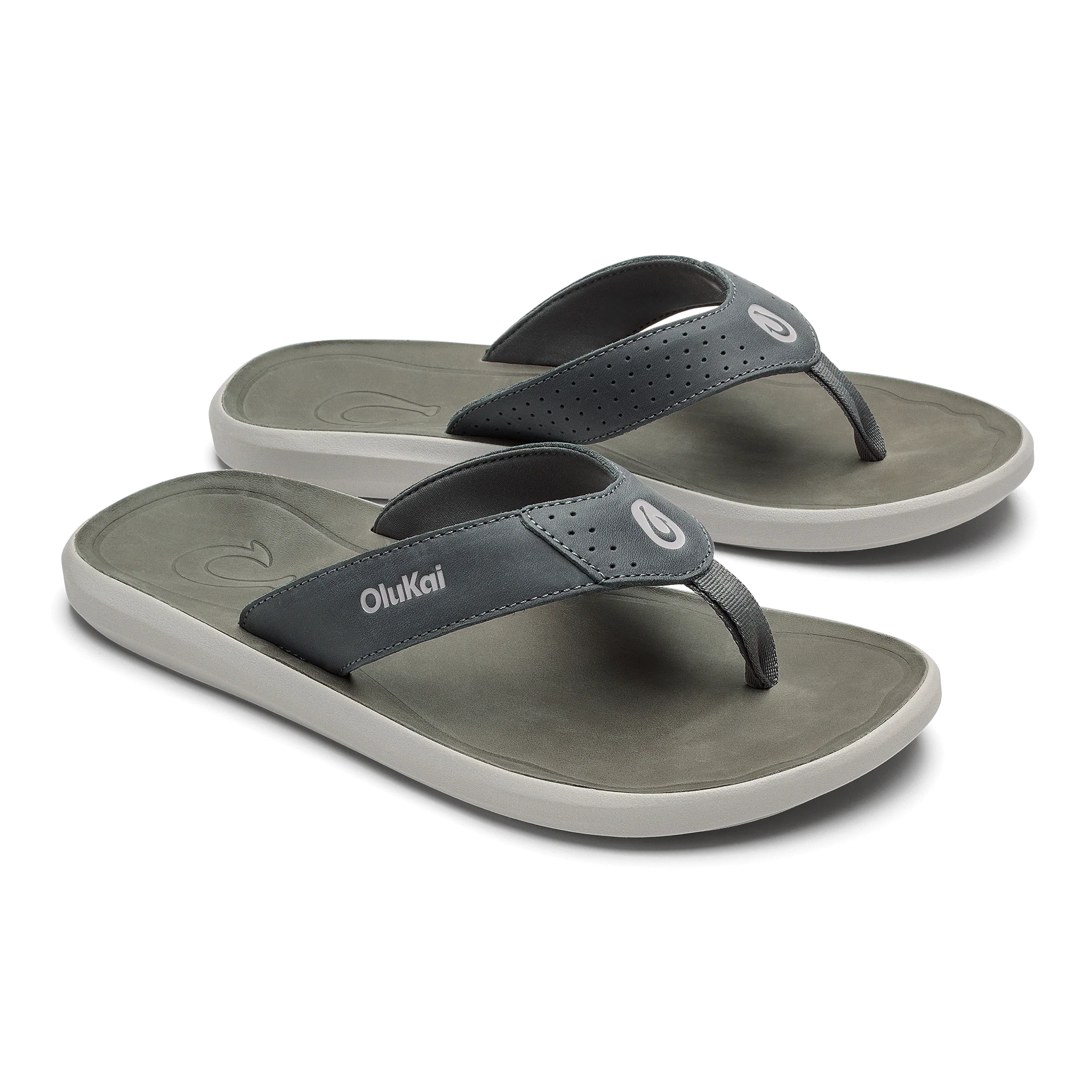 Olukai Men's Pili - Rock/Ash - Image 3