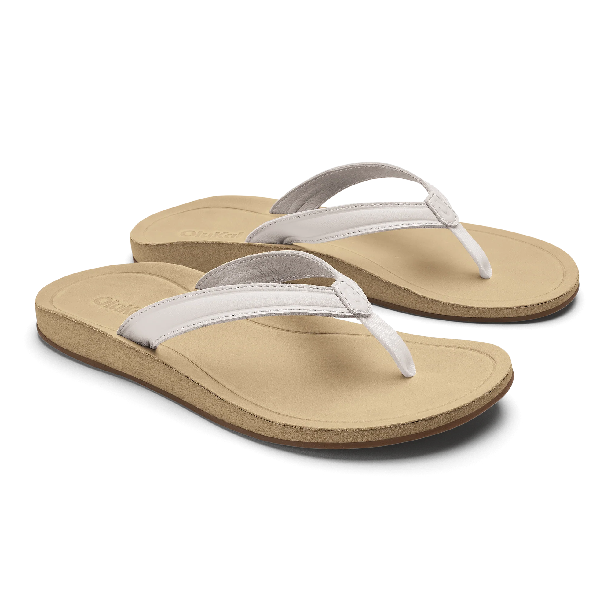 Olukai Women's Southshore - Bright White/Warm Sand - Image 3