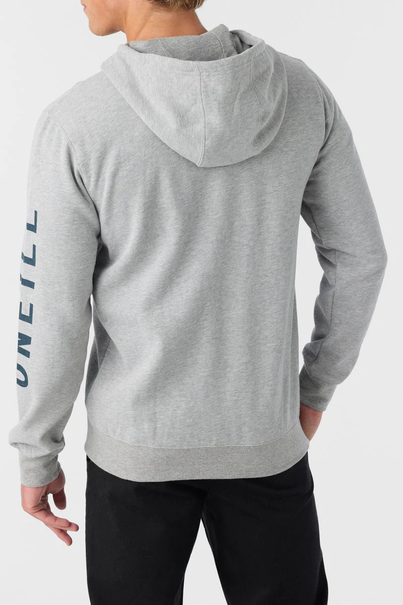 O'neill FIFTY TWO ZIP PULLOVER FLEECE - HEATHER GREY - Image 2