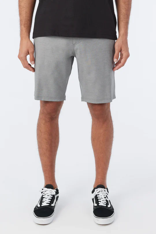 O'Neill Reserve Light Check 19" Hybrid Shorts - Graphite - Image 3