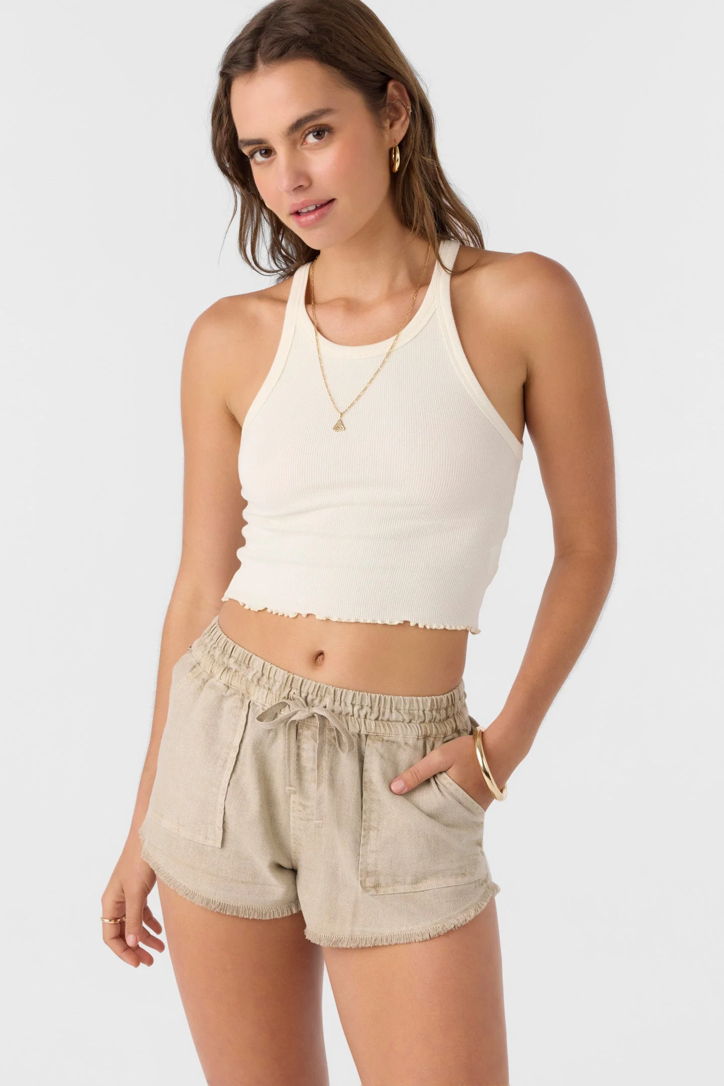 O'Neill SEVIE BEACH SHORTS - SIMPLY TAUPE