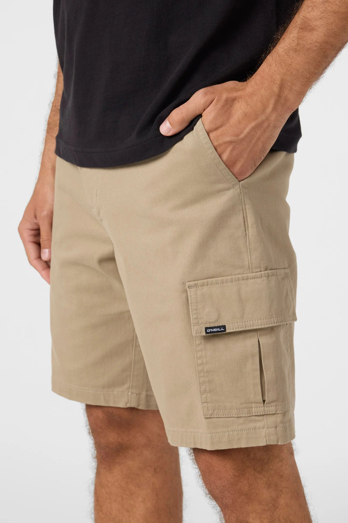 O'Neill TRAILS 20" CARGO SHORTS - KHAKI - Image 3