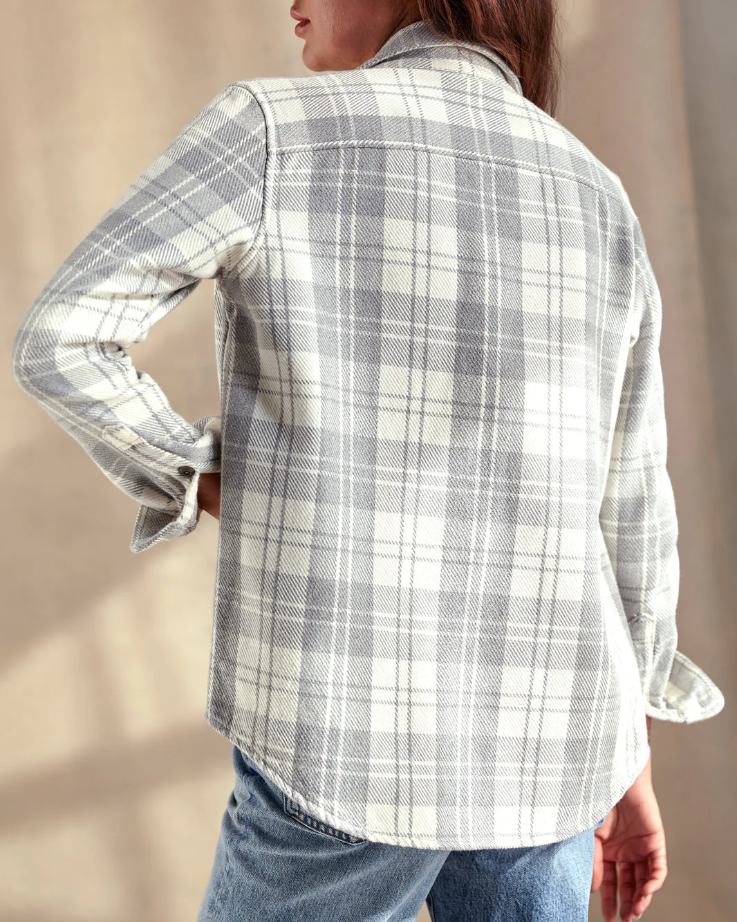 Outerknown Women's Blanket Shirt - HALF LIGHT LITTLE BOXES - Image 2