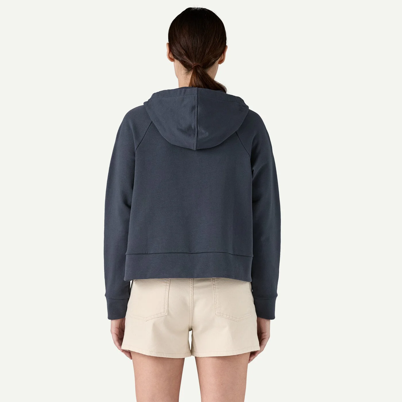 Patagonia Girls Regenerative Organic Certified Cotton Essential Hoody - Smolder Blue Smdb - Image 3