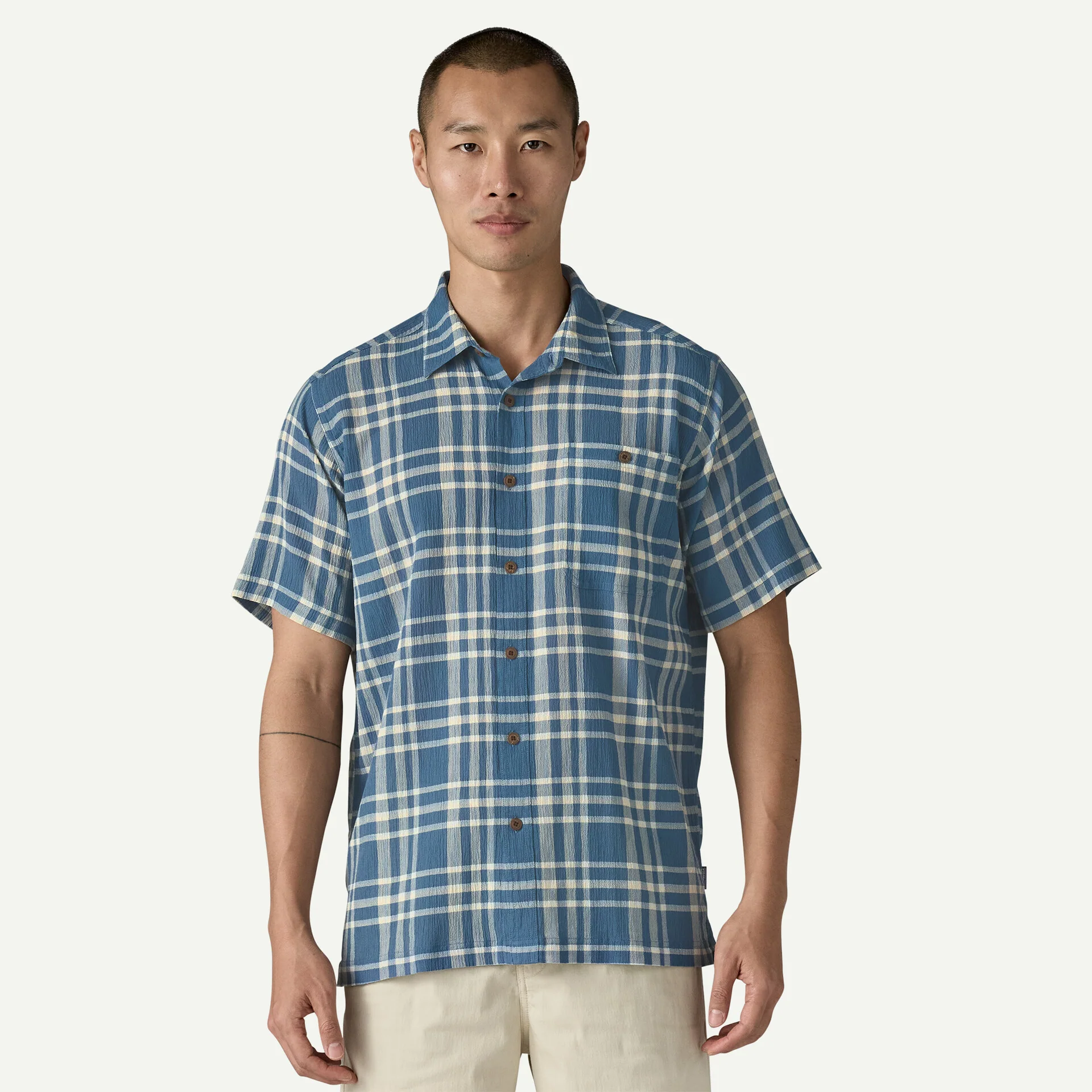 Patagonia Men's A/C Shirt - STILL BLUE
