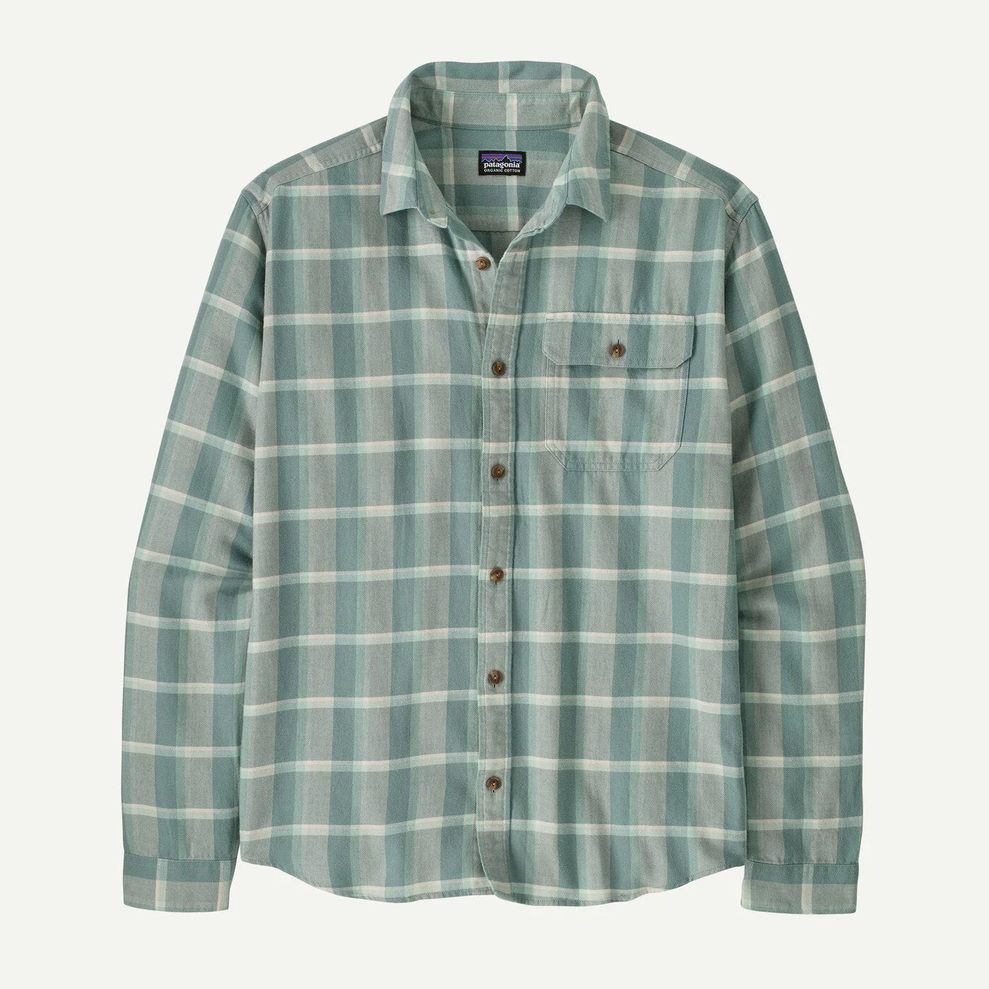 Patagonia Men'S In Conversion Lightweight Fjord Flannel Shirt - Marine Layer:Blue Sage