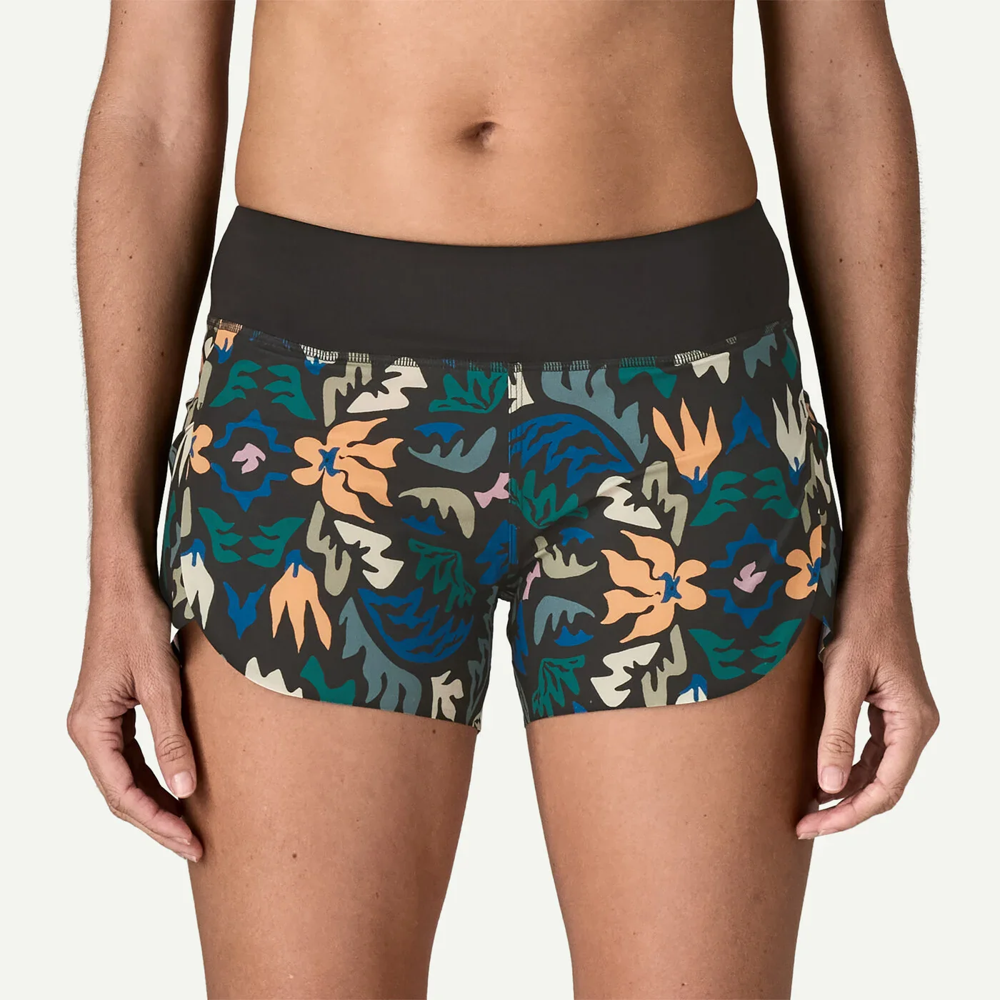 Patagonia Stretch Hydropeak Surf Shorts - Kaleido: Black